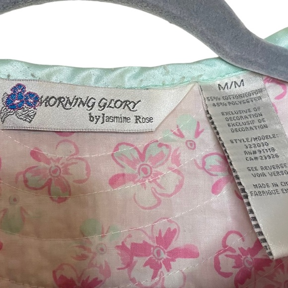 Vintage Morning Glory pastel night gown size M - Picture 2 of 5